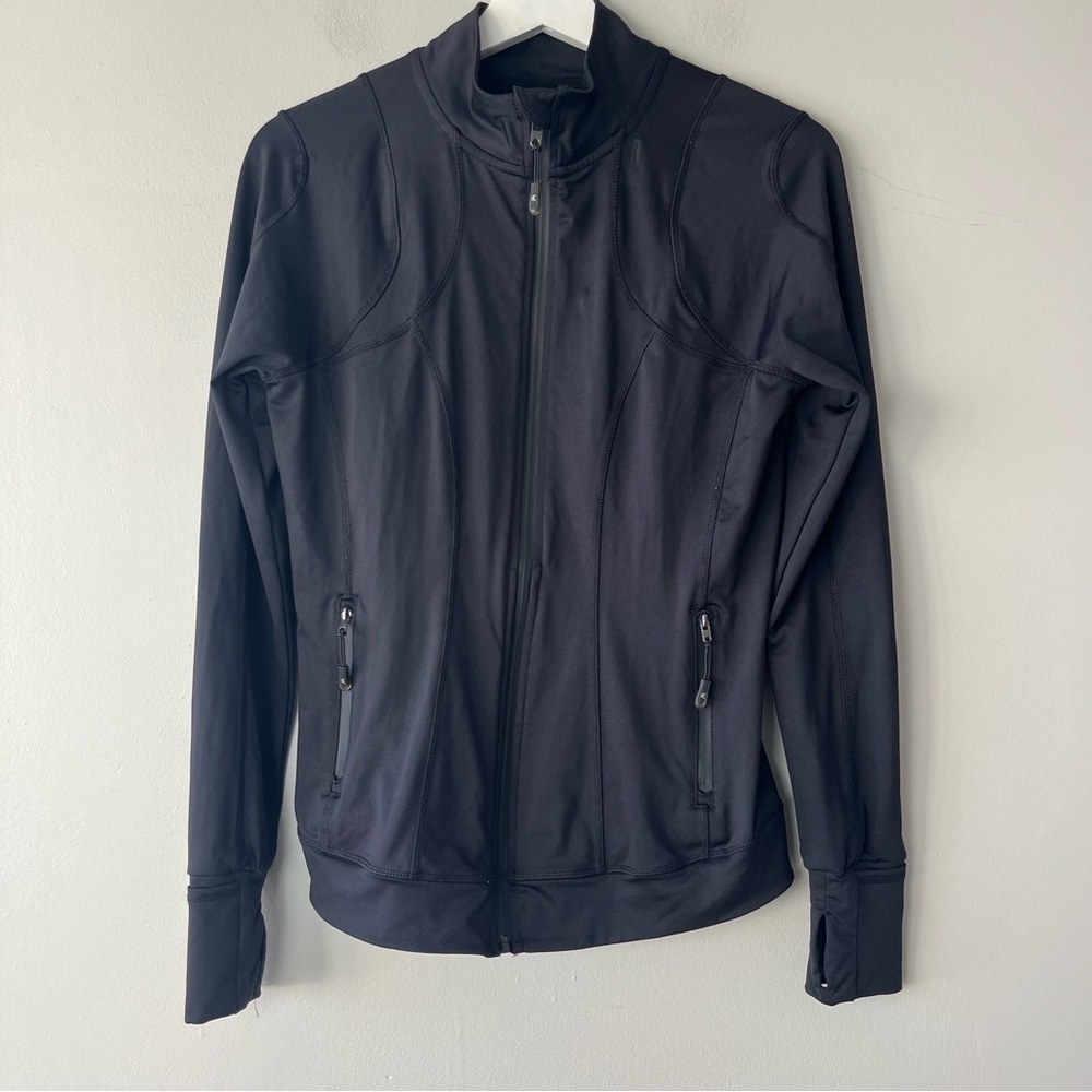 Kyodan Black Zip-Up Athletic‎ Jacket Small Petite